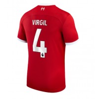Dres Liverpool Virgil van Dijk #4 Domaci 2023-24 Kratak Rukav